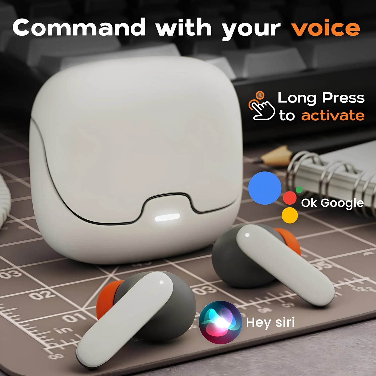 TWS Wireless Earphones 5.4 Bluetooth Ultra-low Latency