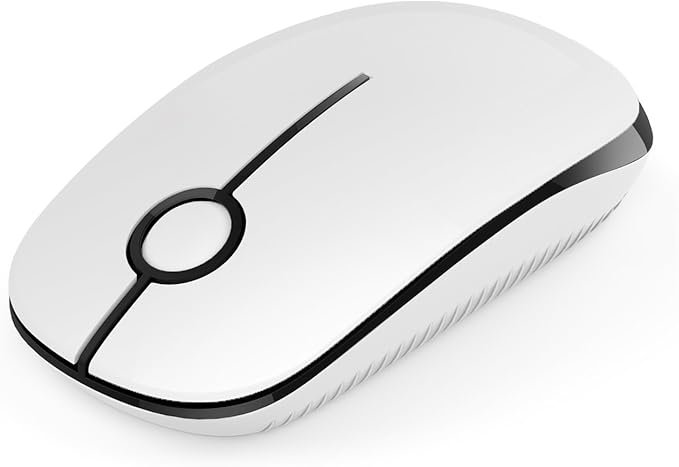 black-and-white-Wireless-Mouse
